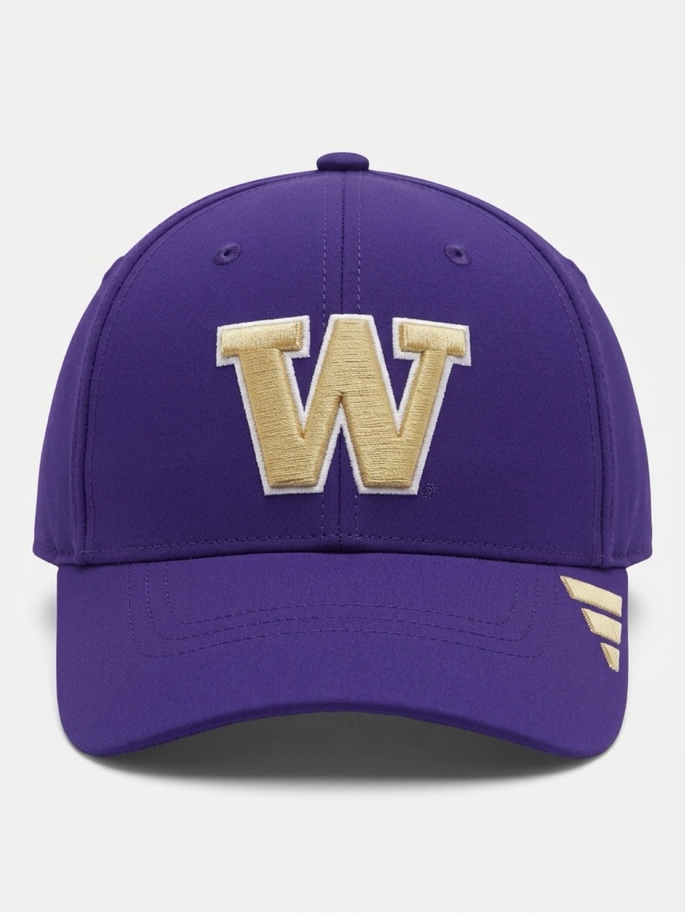 adidas Purple Cap with Gold 'W' Patch